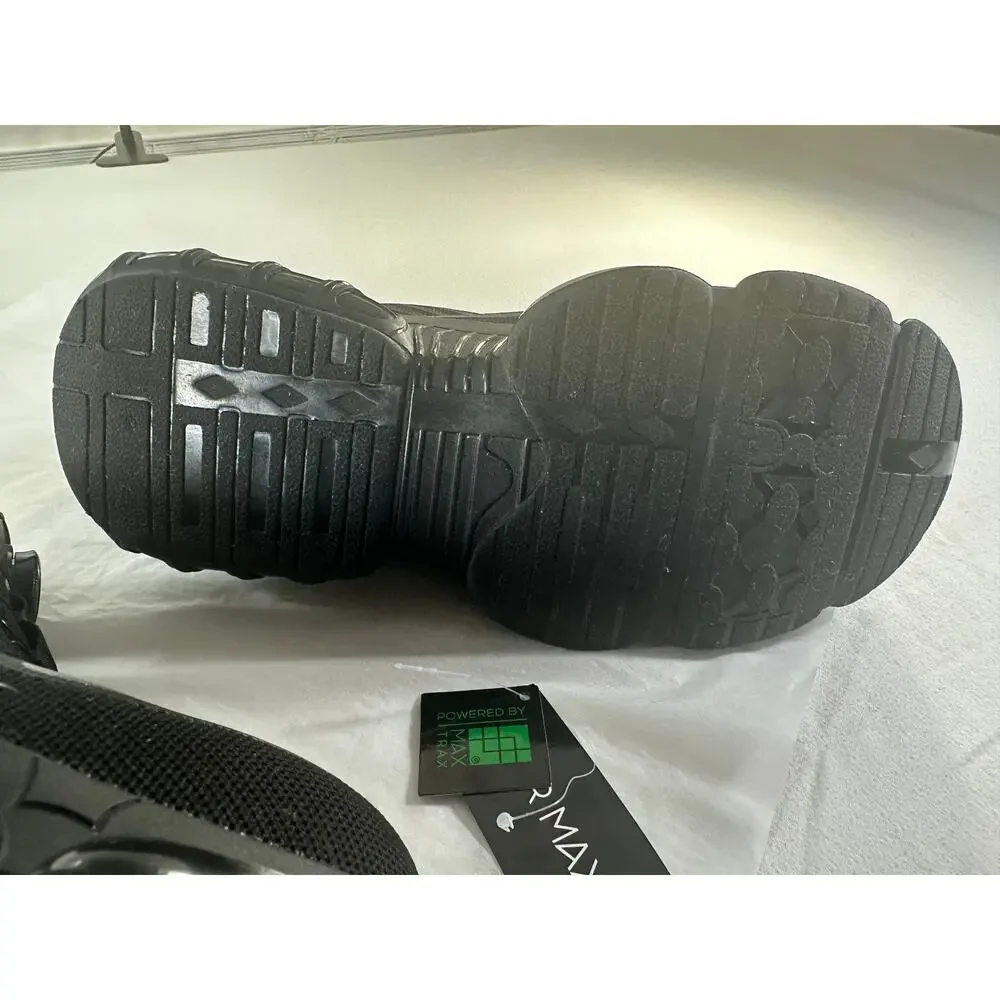 SR Max Men’s Black Slip Resistant Work Sneakers MaxTRAX Dial Lace